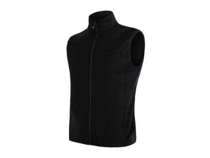 SENSOR MERINO EXTREME pánská vesta černá