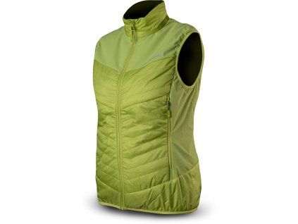 zena vest lime green front