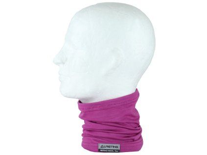 Lasting merino nákrčník KUL růžový