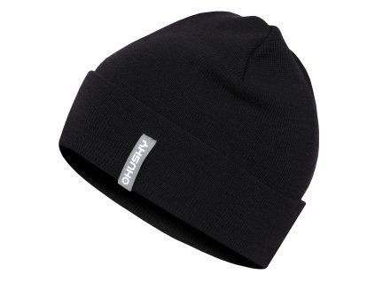 Husky Pánská merino čepice Merhat 1 černá