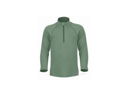 Lasting dětská merino mikina SOKY zelená