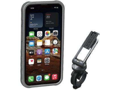 topeak obal ridecase pro iphone 13 cerna seda