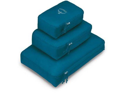 osprey packing cube set waterfront blue