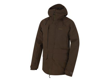 Husky Pánská hardshell bunda Nigalo M deep khaki