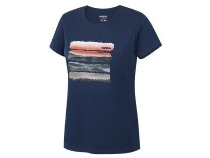 1080558 husky damske bavlnene triko tee vane l dark blue