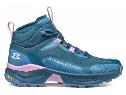 garmont 9 81 engage mid gtx corsair blue lavender rose