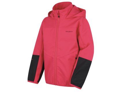 Husky Detská softshell bunda Sonny K pink (Veľkosť 134-140)