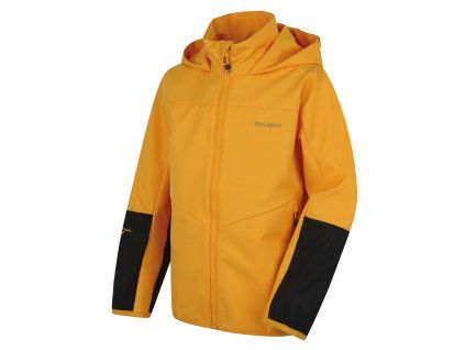 Husky Detská softshell bunda Sonny K yellow (Veľkosť 140-146)