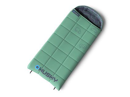 1086366 husky dekovy trisezonni detsky spacak kids gizmo green