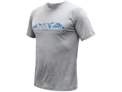 SENSOR MERINO ACTIVE MOUNTAINS pánské triko kr.rukáv šedá