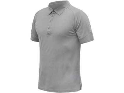sensor merino active polo panske triko kr rukav seda
