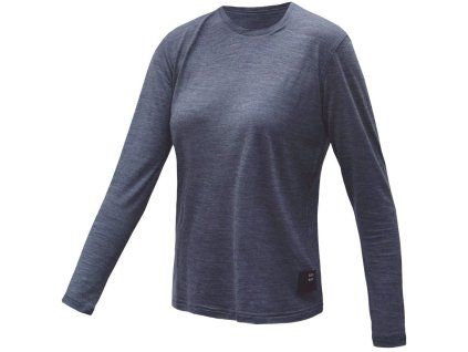 SENSOR MERINO LITE dámské triko dl.rukáv mottled blue