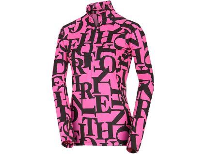 Northfinder Dámský lyžařský technický svetr LORIE pink print