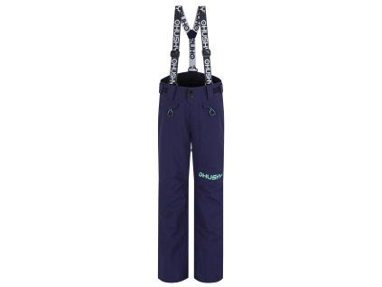 1095741 husky detske lyzarske kalhoty gunis kids dark blue