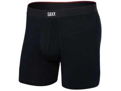 saxx vibe xtra super soft boxer brief fly black