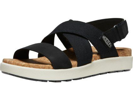 Keen ELLE CRISS CROSS WOMEN black/birch (Veľkosť 42)