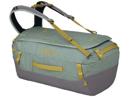 osprey transporter 40 frosty mint soundwave grey