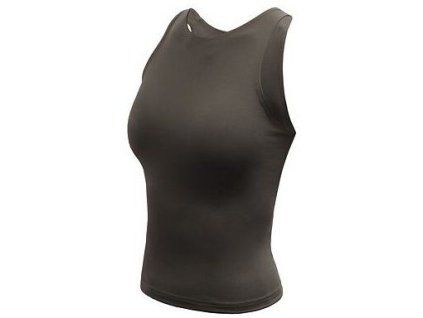 sensor infinity eco damsky crop top olive green