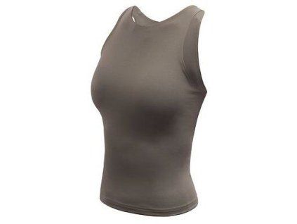 sensor infinity eco damsky crop top stone grey