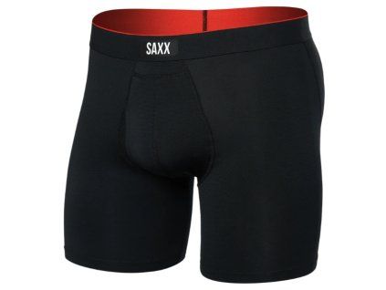 saxx multi sport mesh boxer brief fly black