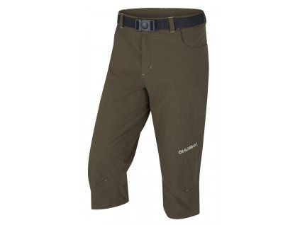 1124535 husky panske 3 4 kalhoty klumy m khaki