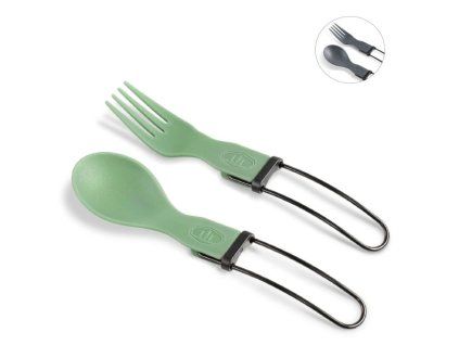 1127421 gsi outdoors tekk folding cutlery set green