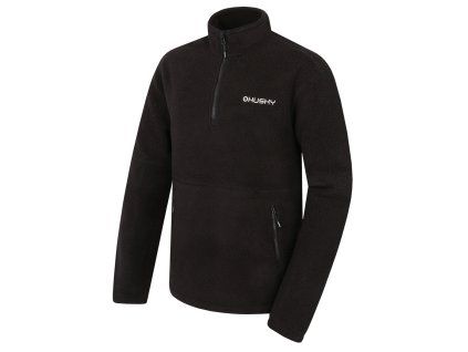 1129245 husky panska fleecova mikina addy m black
