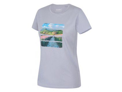 1129719 husky damske bavlnene triko tee flo l light blue