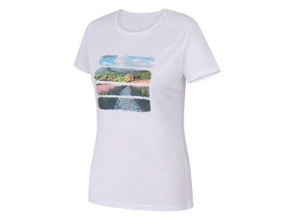 Husky Dámske bavlnené tričko Tee Flo L white (Veľkosť L)