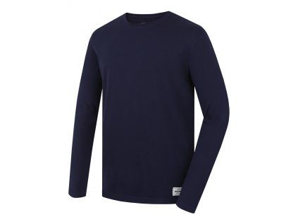 1129701 husky panske bavlnene triko tee loba m dark blue