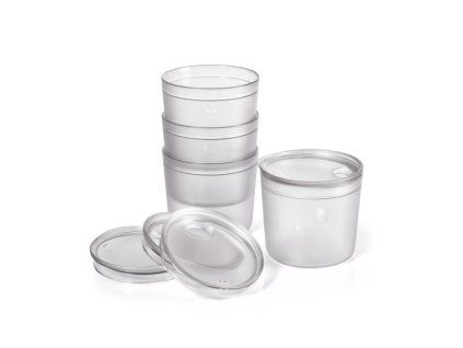 1154841 4 light my fire tumbler with snap lid short 4 pack transparent