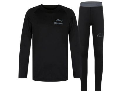 Husky Dětské termoprádlo Active winter Tombo black (Velikost 128)
