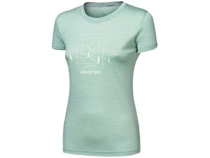 sensor merino air say yes damske triko kr rukav basil green