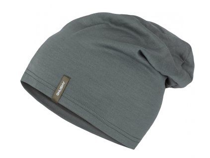Husky Merino čepice Merhat faded green (Velikost OneSize)