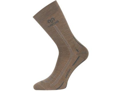 Lasting merino ponožky WLS béžové (Velikost L)