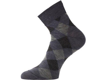 Lasting merino ponožky WPKS černé (Velikost L)
