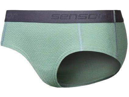 sensor merino df damske kalhotky basil green