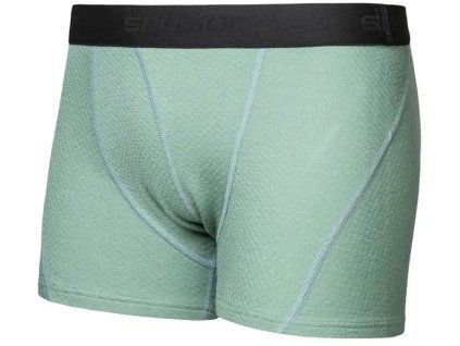 sensor merino df panske trenky basil green