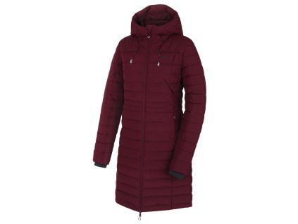 Husky Dámský péřový kabát Daili L dark bordo (Velikost L)
