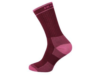 Husky Ponožky Treking purple (Velikost L (41-44))