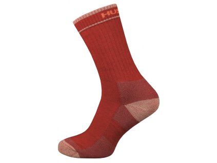Husky Ponožky Treking red (Velikost L (41-44))