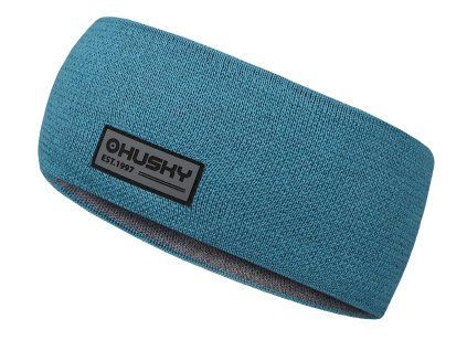 Husky Pánská merino čelenka Merband 1 turquoise (Velikost OneSize)