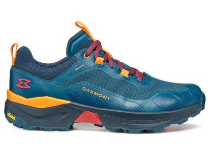 garmont 9 81 engage gtx corsair blue marigold orange