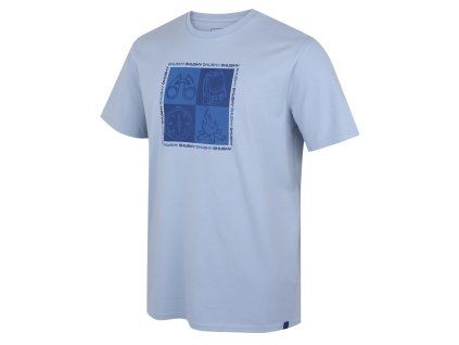 Husky Pánské bavlněné triko Tee Square M light blue (Velikost L)