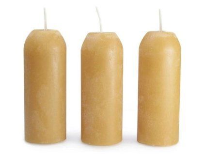 24100 svicky z vceliho vosku uco 12 hour beeswax candles 3 ks