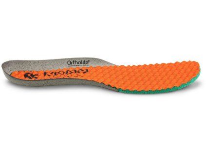 topo w 3d wave insole orange black