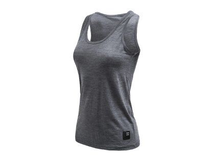 SENSOR MERINO LITE dámské triko bez rukávu anthracite gray S (Velikost S)