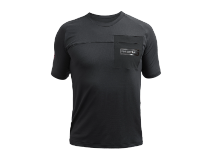 FT MEN'S HORIZON POCKET SHORT SLEEVE JERSEY BLACK/BLACK M (Velikost M)