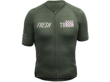 ft men s lite merino evo jersey olive green