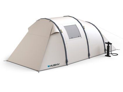 Husky Rodinný nafukovací stan pro 4 osoby Air Base 4 beige (Velikost OneSize)